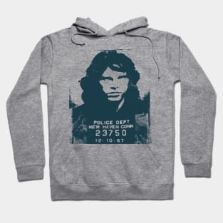 Jim Morrison Mugshot - the doors Hoodie